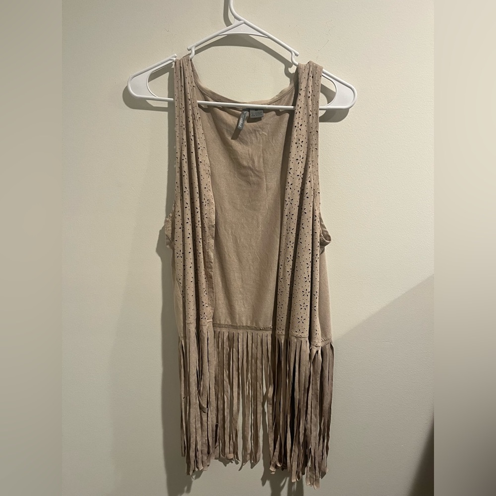 New Directions festival fringe vest size small